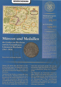 Münzen und Medaillen der Grafen von Wertheim und des Gesamthauses Löwenstein-Wertheim (1363-1806)